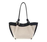 Coccinelle shoulder bag Finn Canvas Handbag Natural/Noir beige