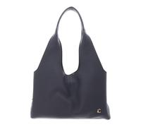 Coccinelle shoulder bag Nell Handbag Grained Leather Stove blue-grey