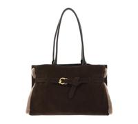 Coccinelle shoulder bag Sabine Soft Handbag Suede Le. / Eco Fur/Gra. Le Fango/War. T/Fan dark green
