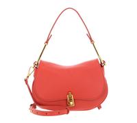 COCCINELLE Shoulderbag Grained Leather Grenadine Red