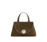 Coccinelle small Nikla suede leather tote bag - Green OS