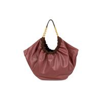 Coccinelle Smash ruched chain-link tote bag - Pink OS