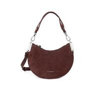 Coccinelle Sunup suede crescent-shaped shoulder bag - Brown OS