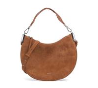 Coccinelle Sunup Suede | leather Hobo bag | brown