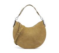 Coccinelle Sunup Suede | leather Hobo bag | olive