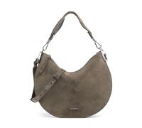 Coccinelle Sunup Suede | leather Hobo bag | olive