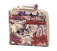 COCCINELLE Tassel Flower Print Credit Card Holder