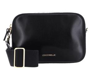 COCCINELLE Tebe Shiny Calf Mini Crossover Bag S Noir