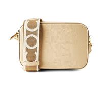 Coccinelle Tebe shoulder bag leather 18 cm beige