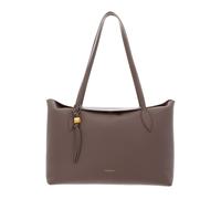 Coccinelle Thess Shoulder Bag Genuine Leather 45 cm gray