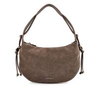 Coccinelle Thess Shoulder Bag Genuine Leather 29 cm gray