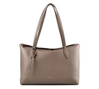 Coccinelle Thess Shoulder Bag Genuine Leather 45 cm gray