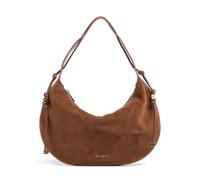 Coccinelle Thess Suede | leather Hobo bag | brown