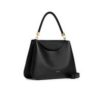 Coccinelle Tiggy braided-handle leather tote bag - Black OS