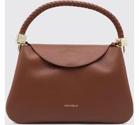 COCCINELLE Tiggy Pebbled Leather Handbag with Braided Handle