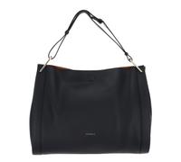 COCCINELLE Wallace Shoulderbag Double Grainy Leather Noir / Cuir