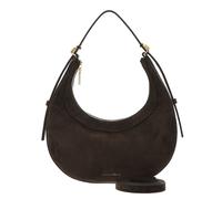 COCCINELLE Whisper Mini Bag Suede Leather / Grained Leather Fango