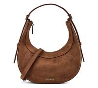 Coccinelle Whisper Shoulder Bag Genuine Leather 23.5 cm brown