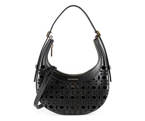 Coccinelle Whisper Shoulder Bag Leather 23 cm black