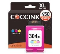COCCINK 304XL Colour Ink Cartridge for HP 5030 2600 5000 3700