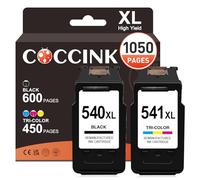 COCCINK PG-540 XL CL-541 XL for Canon， Black & Colour