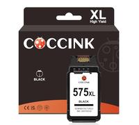 COCCINK PG-575 XL Ink Cartridges Replacement for Canon Pixma TR4755i Ink Cartridge, 575XL for TS3750i TS3550i TS3551i TS3751i TS3752i TR4750i TR4751i TR4756i Black for Canon 575 Printer Ink High Yield