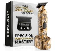 Cocco Hyper Veloce Pro Trimmer, Digital Gap Graphene Blade Edger | High torque brushless BLDC motor, wireless, all-metal design, lithium-ion battery