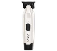 Cocco® Veloce Pro Trimmer Collection: Precision Trimmers for Professionals - Digital Gap™ Ambassador DLC Blade, High-Torque DC Motor, All-Metal, Cordless (Limited Edition in Pearl White)