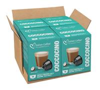 COCCOCINO Coconut Mokaccino (64 Pods) compatible with Nescafé Dolce Gusto | Pack 64 pods (4 x 16) | mokaccino with coffee, cocoa and coconut, sweet and exotic