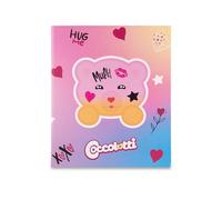 Coccolotti Love&Tell A4 Ring Binder, Size 24 x 32 cm, 4 Rings, Spine 3 (Love Pink)