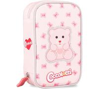 Coccolotti Pencil Case Complete with 1 Zip Elementary School 20 x 13 x 6 cm + Free 1 Notebook