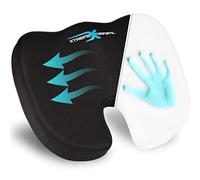 Coccyx Orthopedic Comfort Foam Seat Cushion - Helps With Sciatica Back Pain - Also Great for a Truck Driver, Driving a Car or Any Auto. Coccyx Cushions Are Perfect for Your Office Chair, Wheelchair, Airplane and Sitting on the Floor Gives Relief From Tailbone Pain. 100% Memory Foam Guaranteed to Never Go Flat!