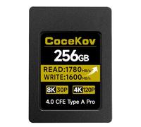 CoceKov 256GB CFexpress 4.0 Type A Memory Card 1780MB/s Read,&1600MB/s Write for RAW 4K 120P/8K 30P Video Recording Compatible with Sony a1/a7S III/FX3/a7m4/ Alpha FX Cameras