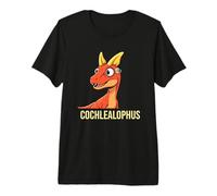 Cochlealophus Dinosaur Hearing Aid Awareness Premium T-Shirt