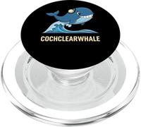 Cochlear Whale Smiling Ocean Wave Hearing Aid PopSockets PopGrip for MagSafe