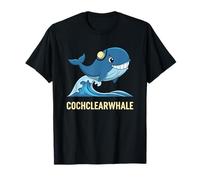 Cochlear Whale Smiling Ocean Wave Hearing Aid T-Shirt