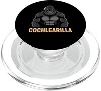 Cochlearilla Strong Gorilla Hearing Aid User PopSockets PopGrip for MagSafe