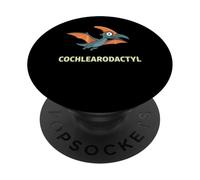 Cochlearodactyl Funny Hearing Aid Dinosaur PopSockets Adhesive PopGrip
