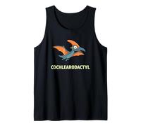 Cochlearodactyl Funny Hearing Aid Dinosaur Tank Top
