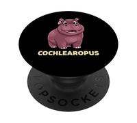 Cochlearopus Hippo Hearing Aid Awareness PopSockets Adhesive PopGrip