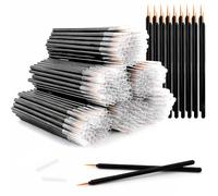 COCIDE 300Pcs Disposable Eyeliner Brush Eyelash Serum Applicator Eyelash Brush Makeup Tool Eye Lash Wands Set Lip Stain Lip Liner Tint (300Pcs)