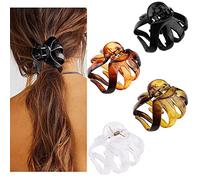 COCIDE 4PCS Hair Claw Clips for Women Acrylic Large Octopus Clip Non-slip Big Spider Hair Claw for Girls Surper Strong Hold Grip Hair Jaw Clip for Thick Hair Accessories for Beach Daily Party 3.1inch