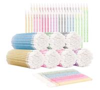 COCIDE 700Pcs Disposable Lip Brush - Lip Applicators Makeup Applicators Lipstick Brush Makeup Brushes & Tools Lip Wands Makeup Artist Kit Essentials Beauty Tools (Crystal)