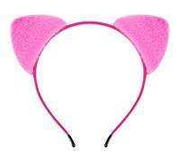 COCIDE Hot Pink Cat Ears Headbands for Women Hairband for Girls Taylor Party Decorations for Girls Kitty Favors Birthday for Gabby Halloween Hair Accessories Cosplay