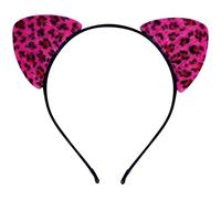 COCIDE Leopard Cat Ears Headbands for Women Hairband for Girls Taylor Party Decorations for Girls Kitty Favors Birthday for Gabby Halloween Hair Accessories Cosplay