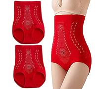 Cocila 2 Far Infrared Negative Oxygen Bodysuit Valentine Honeycomb Body Shaping Briefs Breathable Shaper Corset Removable Straps Shapewear High Waisted Shorts