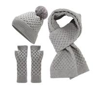 Cocila 2024 Hat Snood, Gloves, Motorbike Neck Warmer, Women's Thermal Winter Scarves & Gloves Set, Ladies Day Todays Deals