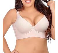 Cocila Amazon Deals of The Day UK Bras with Clear Straps Breastfeeding Bra Maternity Nursing Seamless Bra Pants Set Manifest Bra Front Fastening Strapless Bra Women UK Amazon Outlet Clearance UK