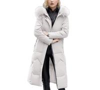 Cocila Amazon Deals Of The Day Uk Fashion Women's Winter Cotton Clothes Solid Color Length Loose Jacket Hooded Windproof Comfortable Warm Down Cotton Clothes Ladies Windbreaker 2 Wa Sales Clearance