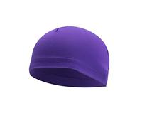 Cocila Beanie Hat Men with Light Skull Cap Cycling Hiking Wide Brim Summer Winter Slouchy Beanies Women's Skullies & Helmet Liner Hats for Small Heads Cat Ear Shower Tail Short Basic Purple